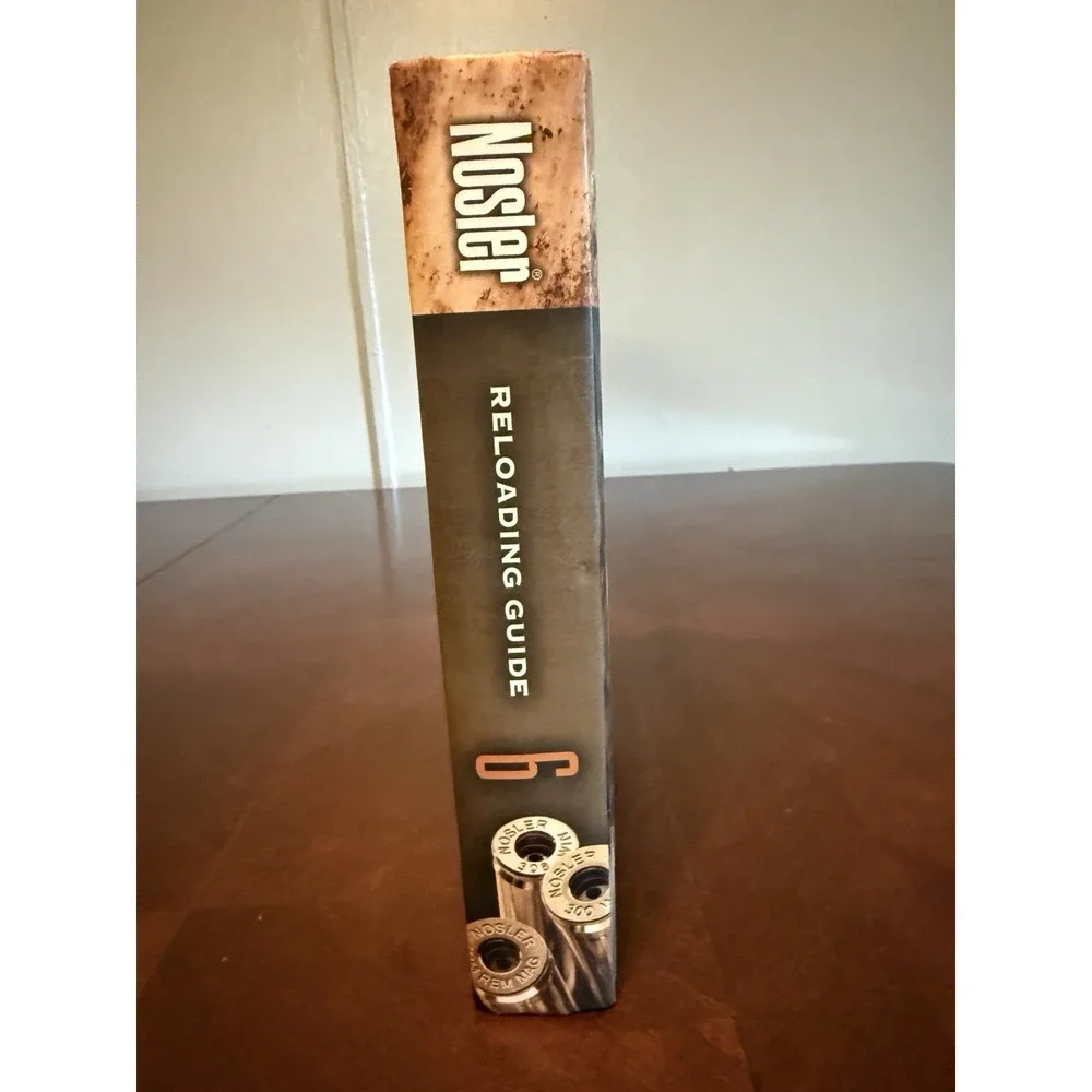 Nosler Reloading Guide 6 Hardcover Rifle Pistol Manual Handbook 60th Ann.